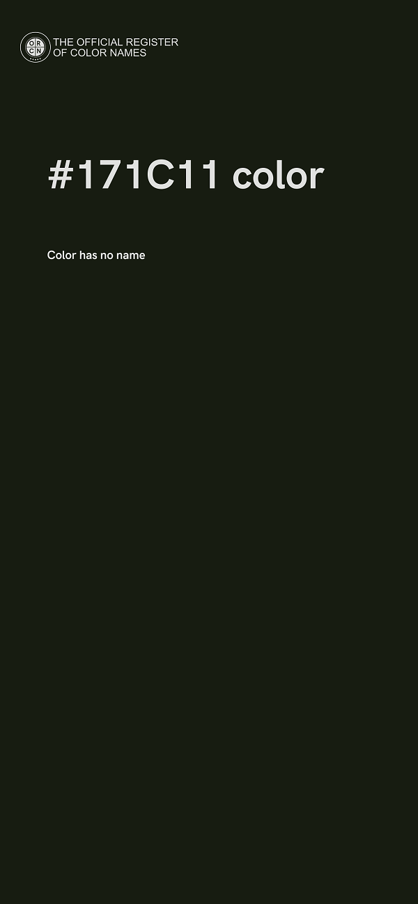 #171C11 color image
