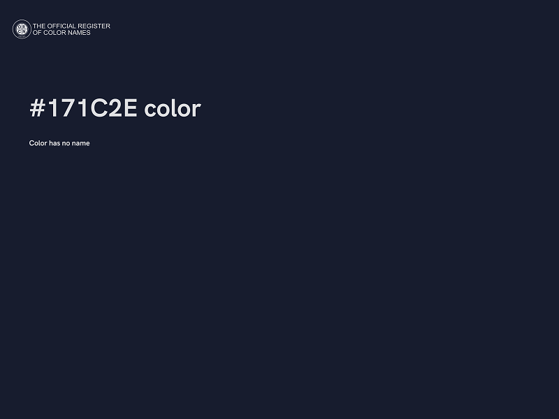 #171C2E color image
