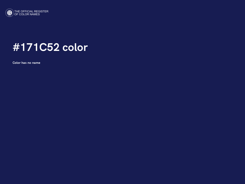 #171C52 color image