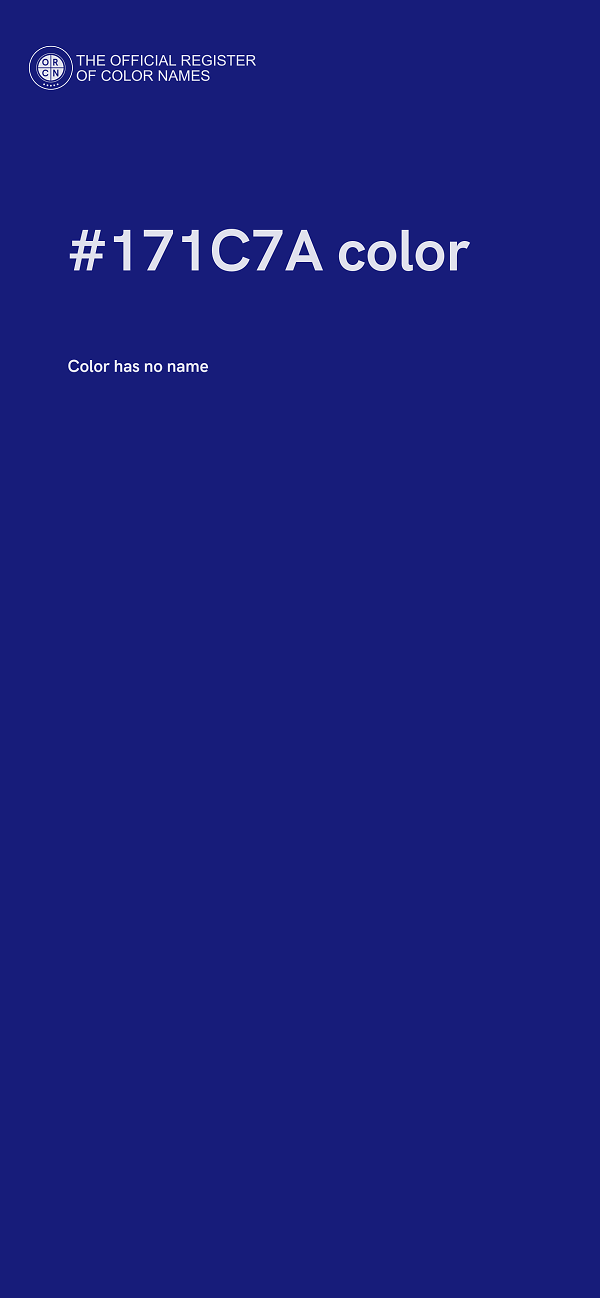 #171C7A color image