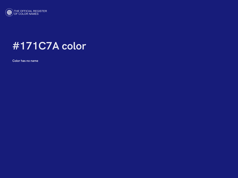 #171C7A color image