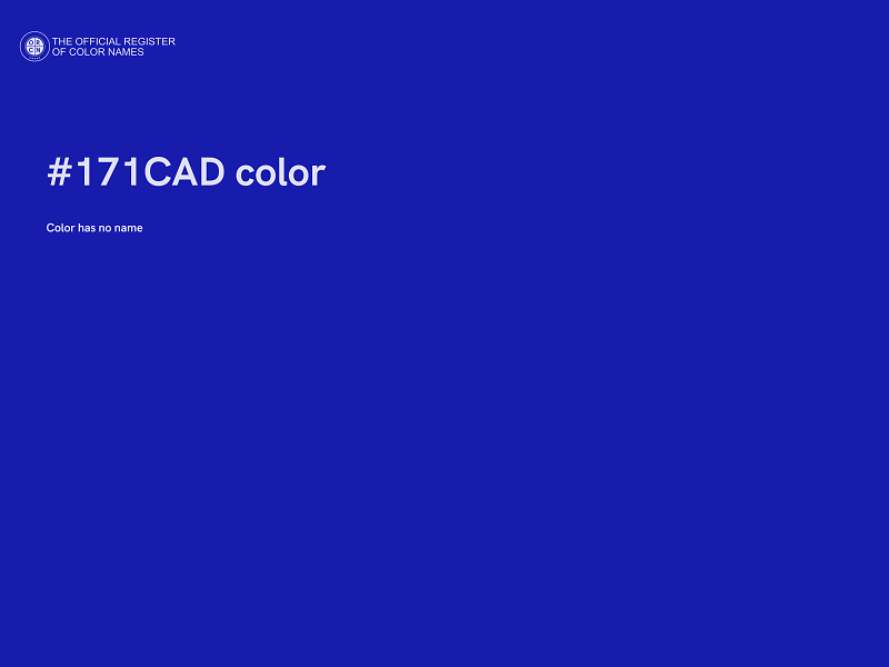 #171CAD color image