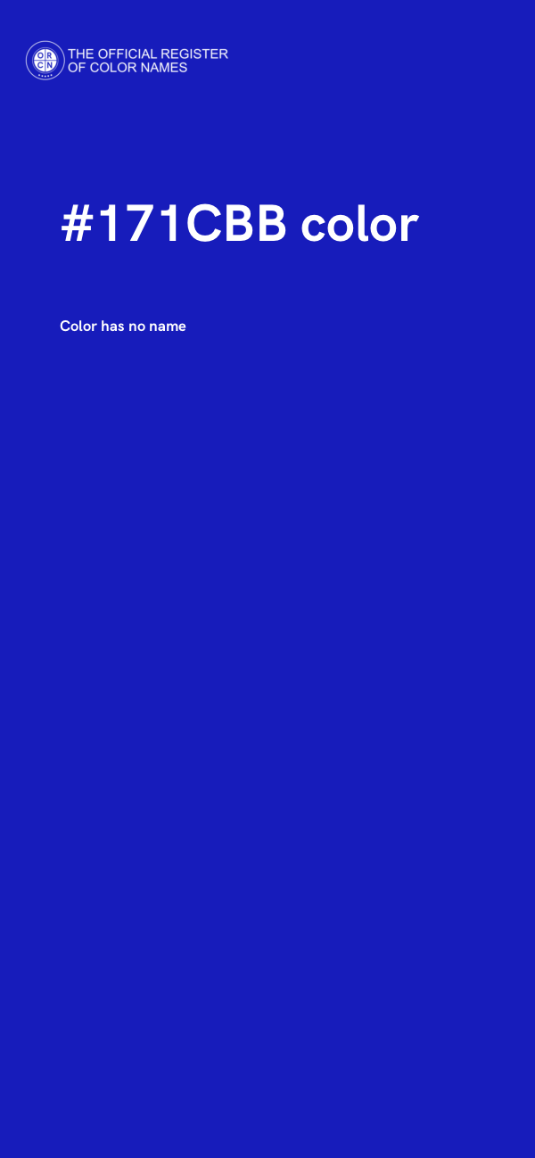 #171CBB color image