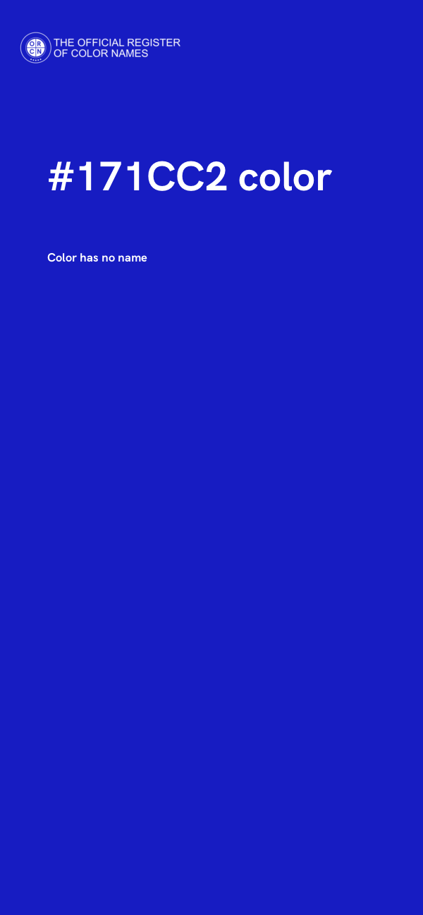 #171CC2 color image