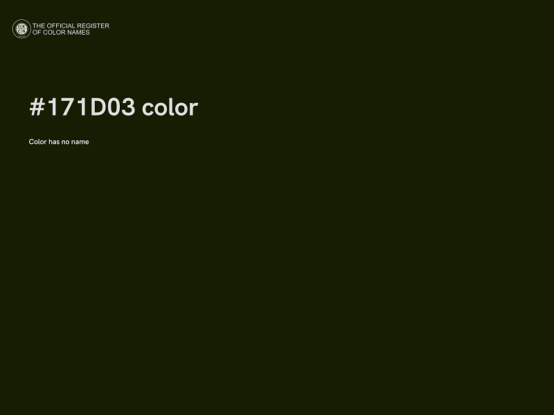 #171D03 color image