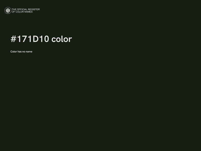 #171D10 color image