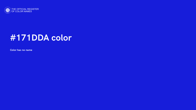 #171DDA color image