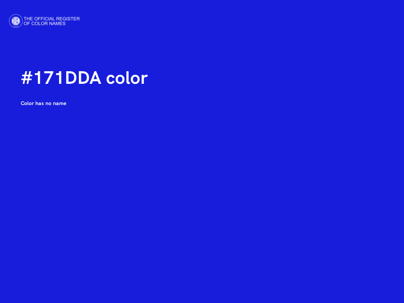 #171DDA color image