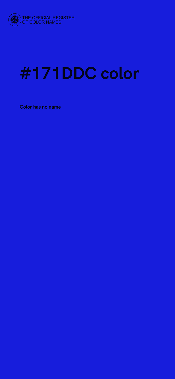 #171DDC color image