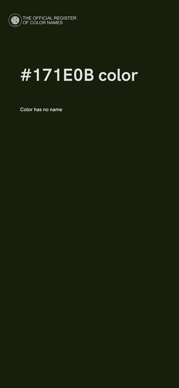 #171E0B color image