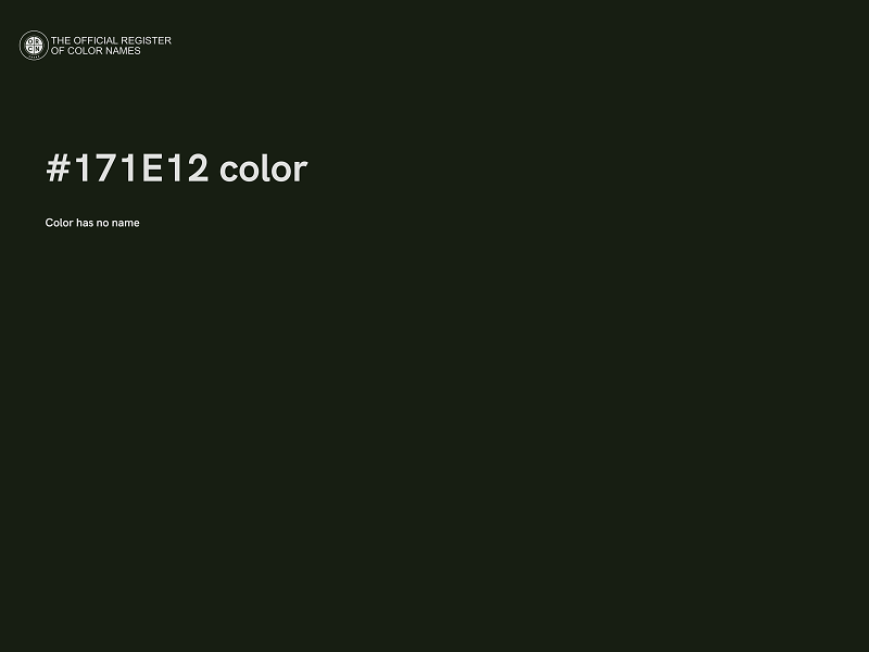 #171E12 color image