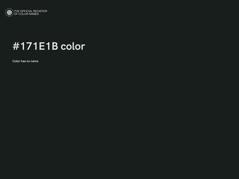 #171E1B color image
