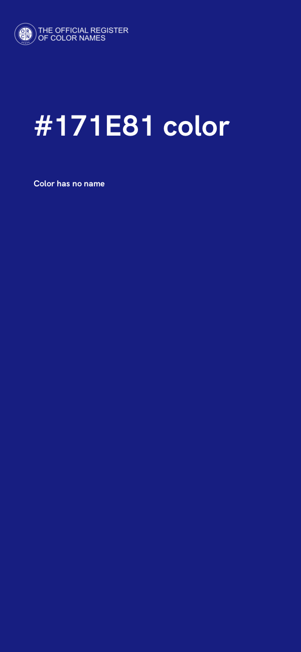 #171E81 color image