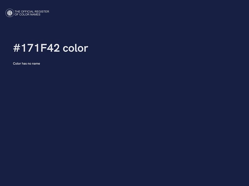 #171F42 color image