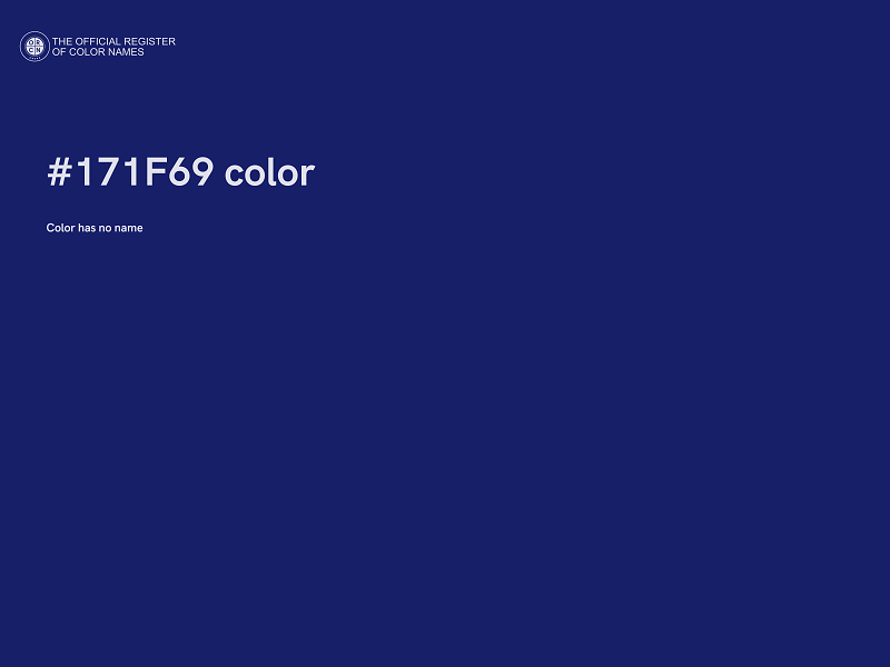 #171F69 color image