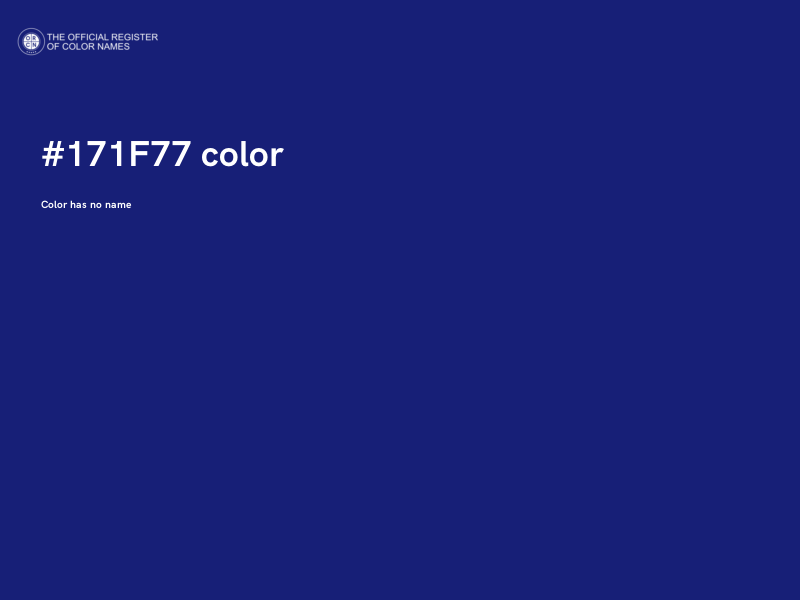 #171F77 color image