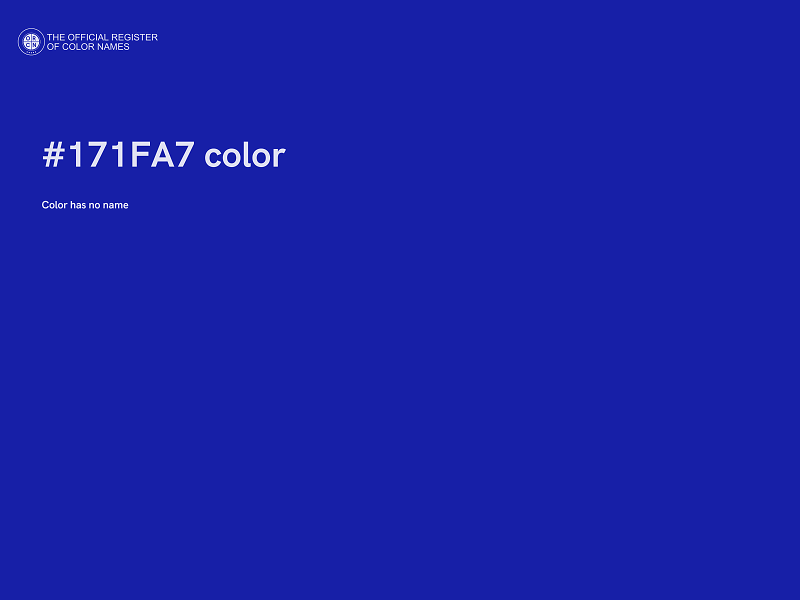 #171FA7 color image