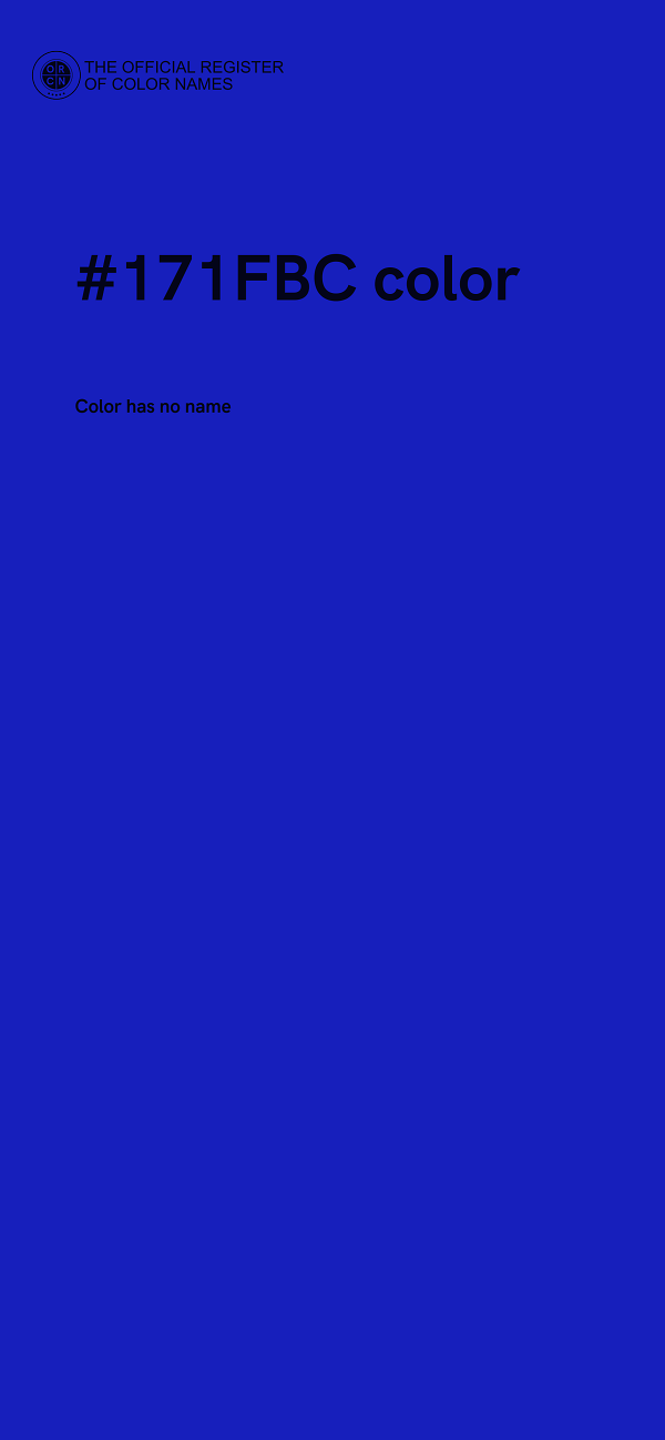 #171FBC color image