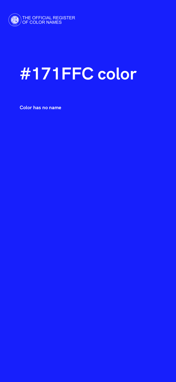 #171FFC color image
