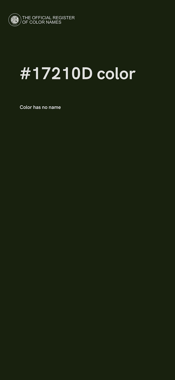 #17210D color image