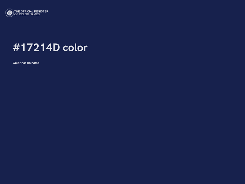 #17214D color image