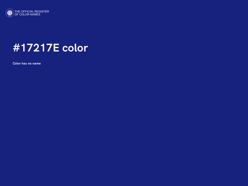 #17217E color image