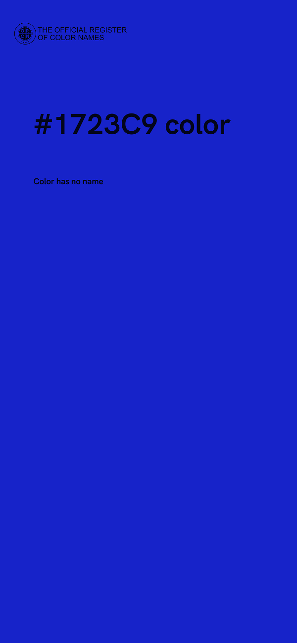 #1723C9 color image