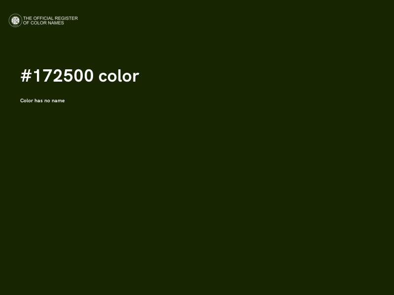 #172500 color image