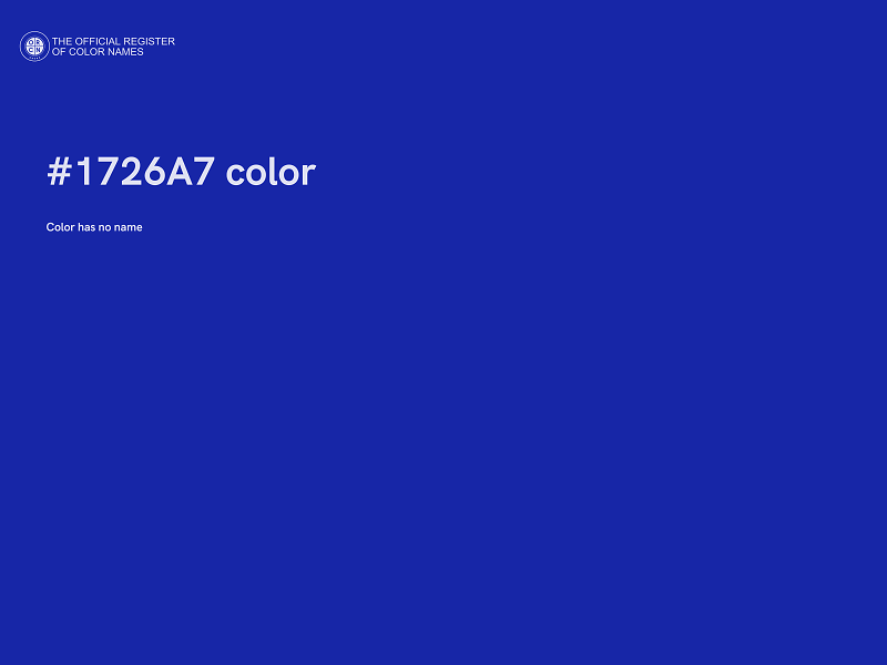 #1726A7 color image