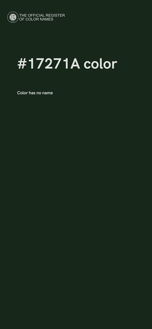 #17271A color image
