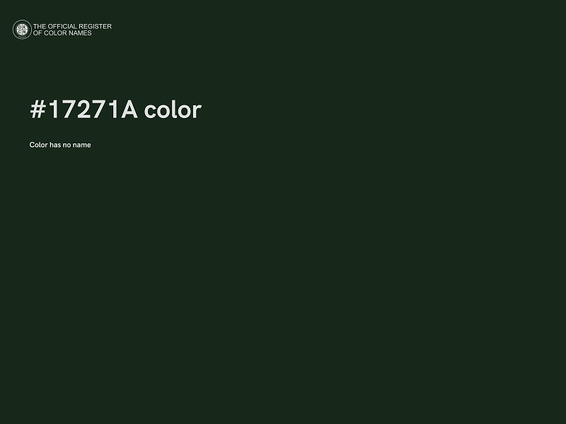 #17271A color image