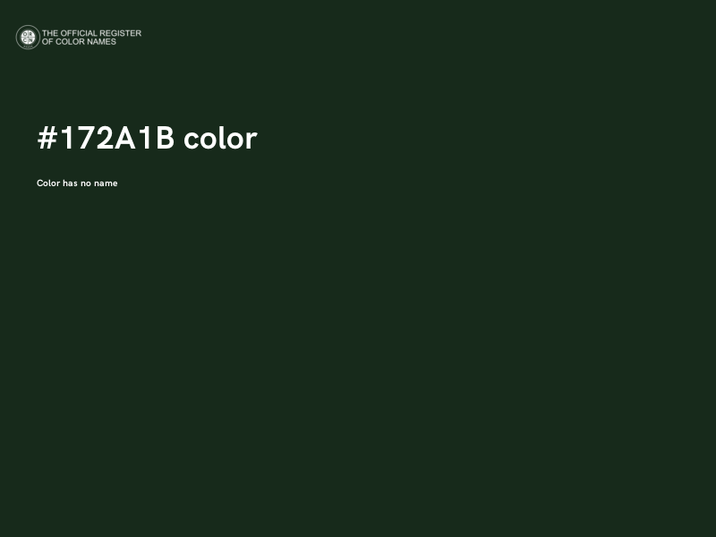 #172A1B color image