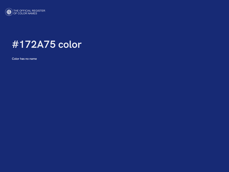 #172A75 color image