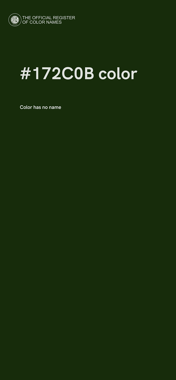 #172C0B color image