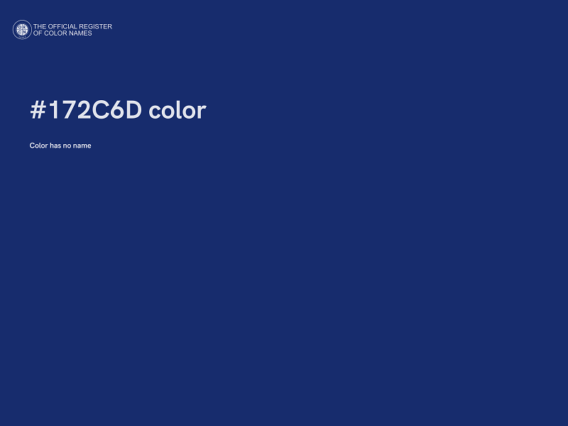 #172C6D color image