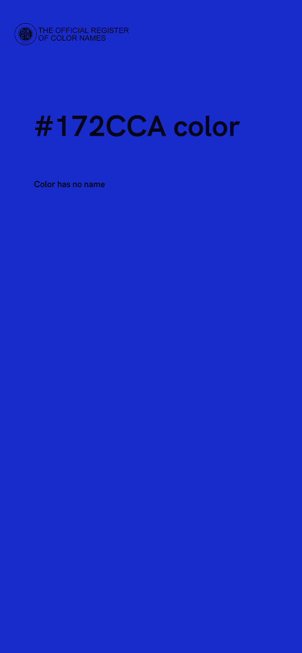 #172CCA color image