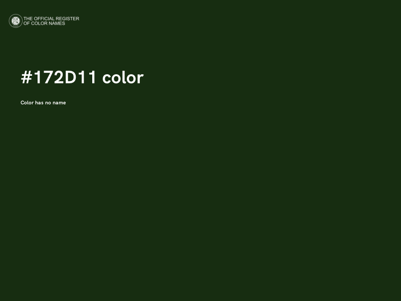 #172D11 color image
