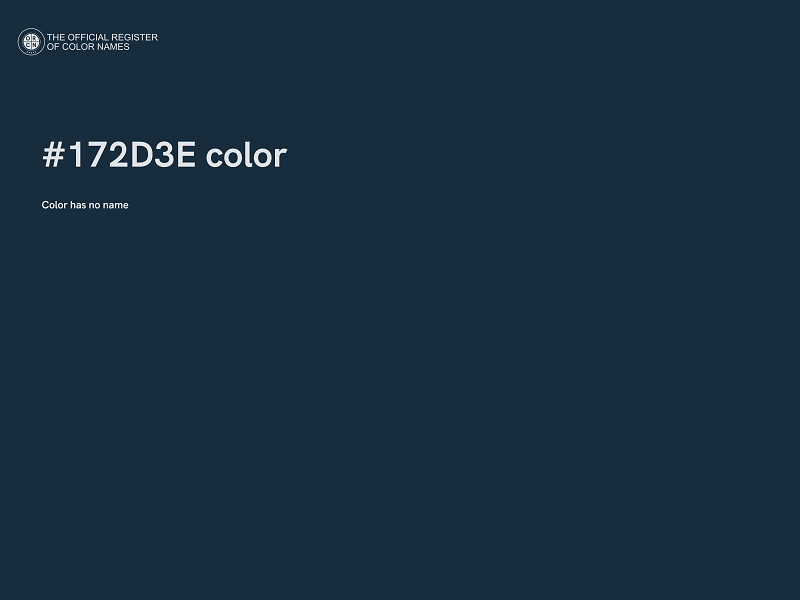 #172D3E color image