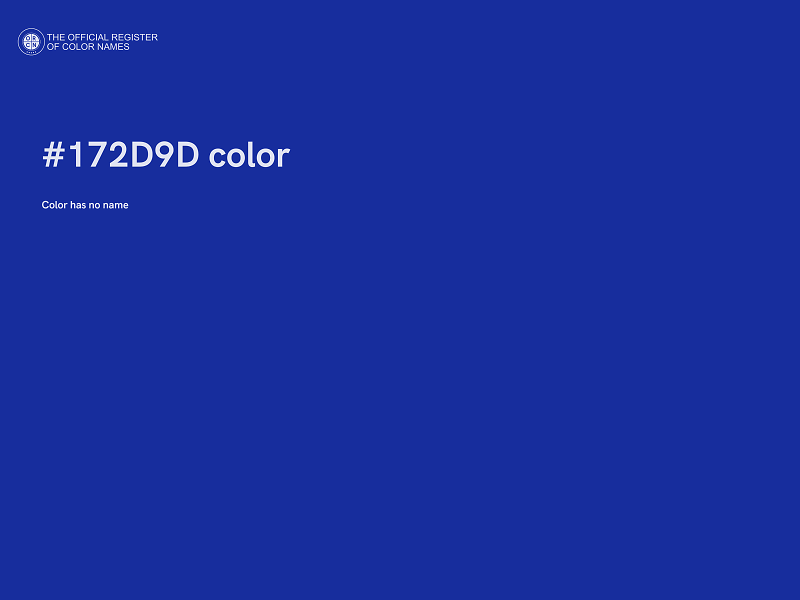 #172D9D color image