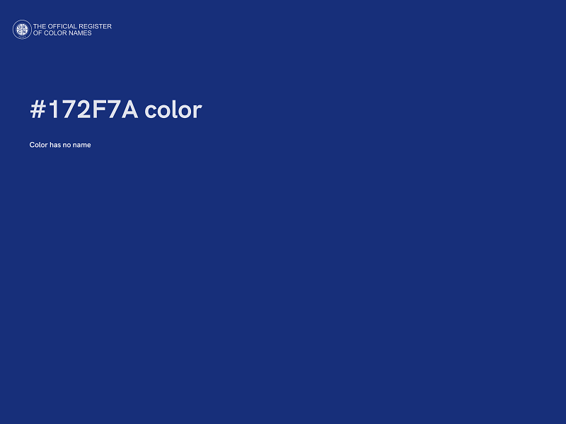 #172F7A color image