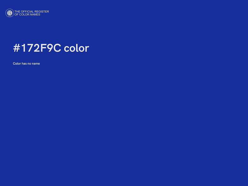 #172F9C color image