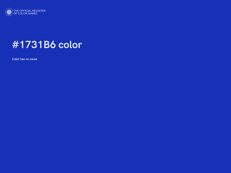 #1731B6 color image