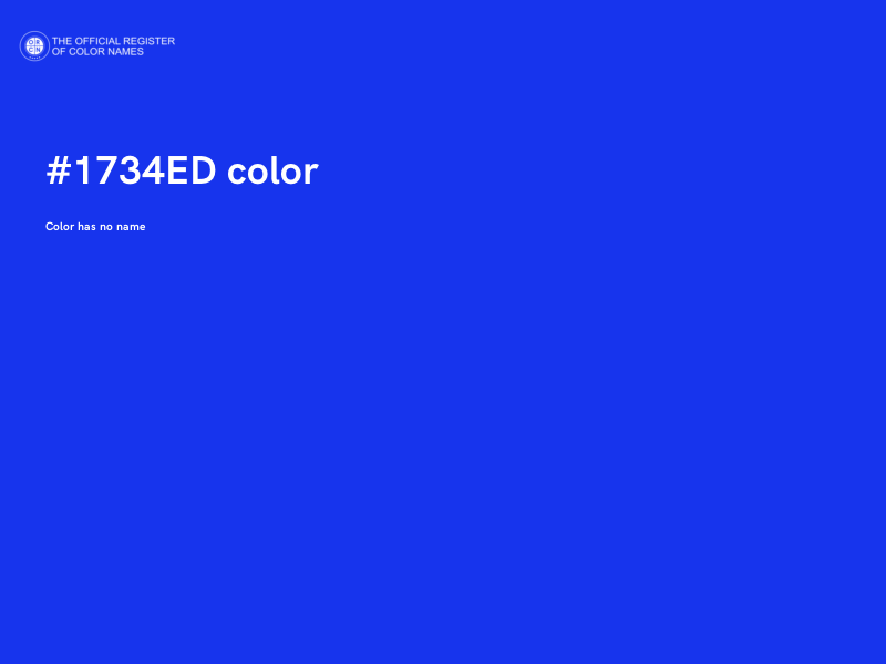 #1734ED color image