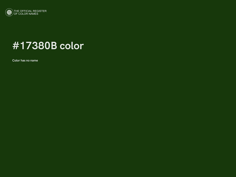 #17380B color image