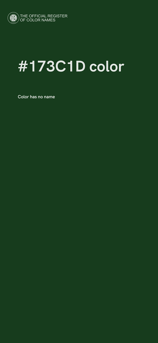 #173C1D color image