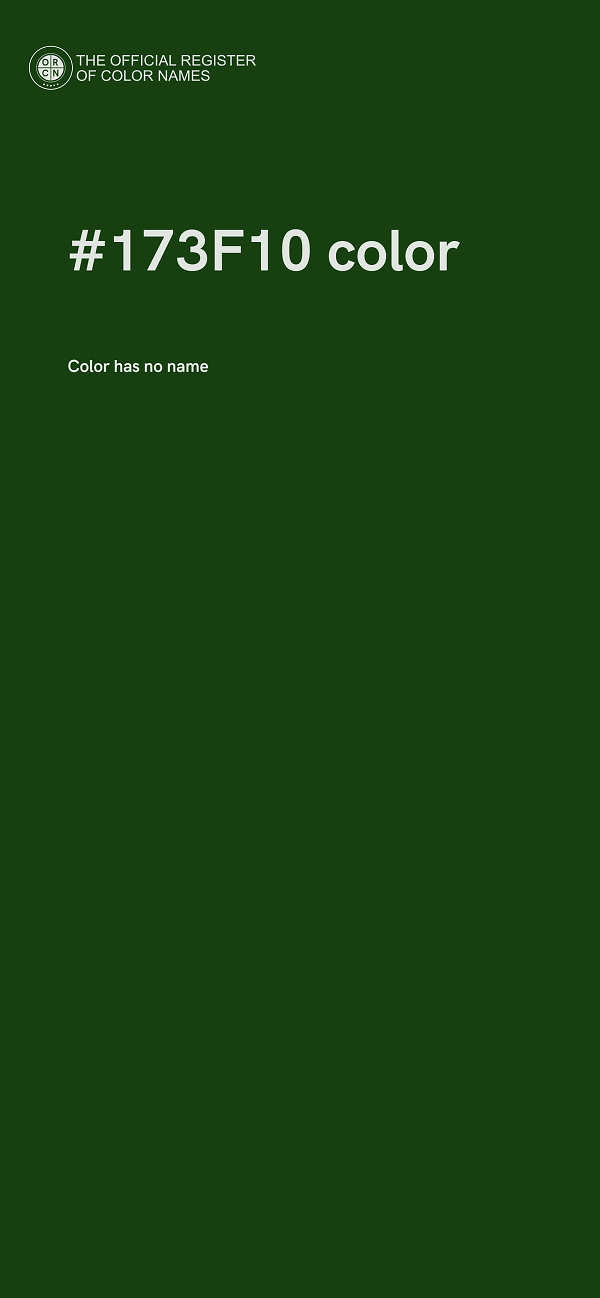 #173F10 color image