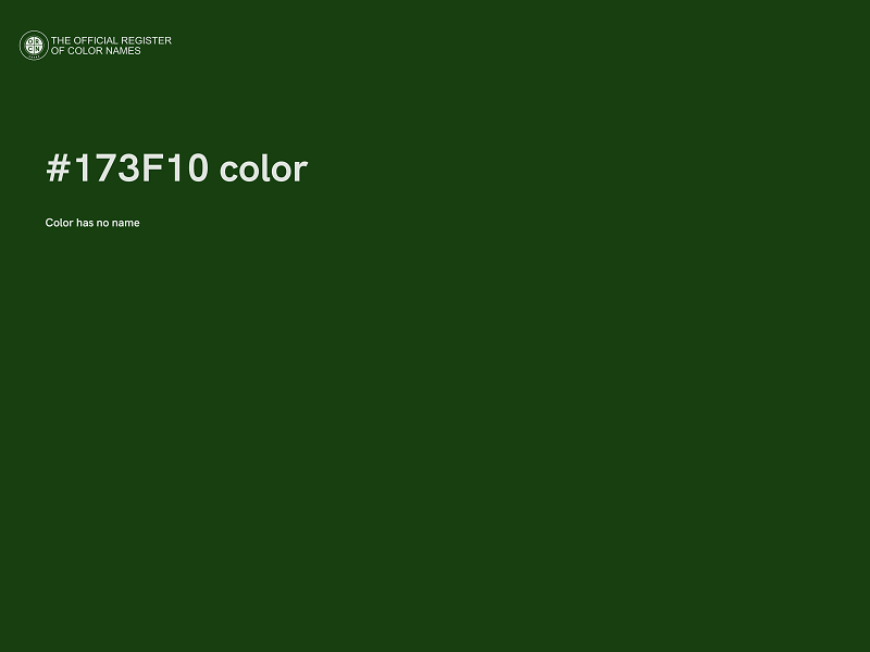 #173F10 color image