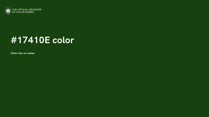 #17410E color image