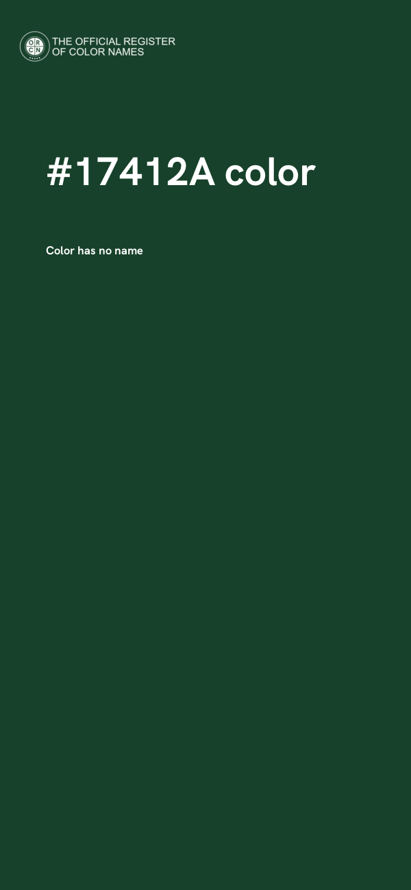 #17412A color image