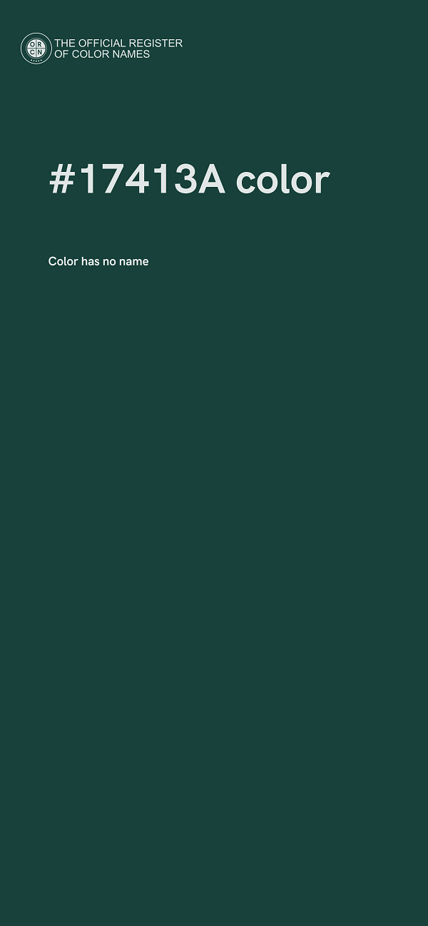 #17413A color image